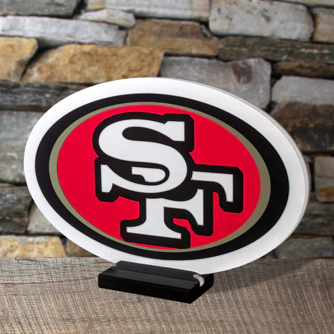 NFL SAN FRANCISCO 49ERS LED INFINITY LOGO LIGHT